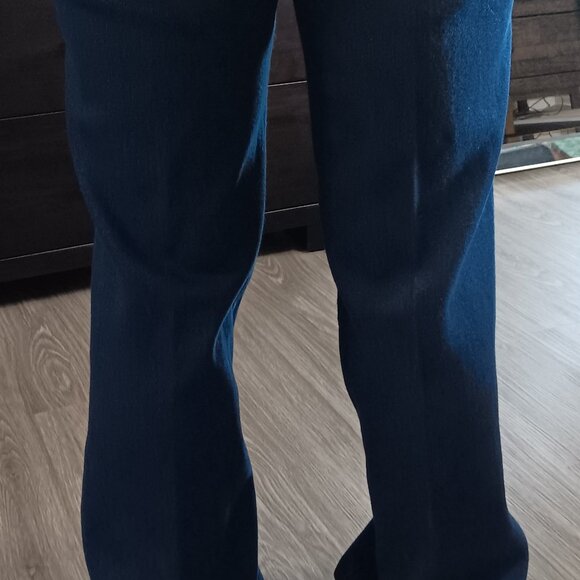 Vintage Bleans Denim Jeans 1970s Dark Wash Stretchy Cotton Deadstock NOS - Picture 6 of 16